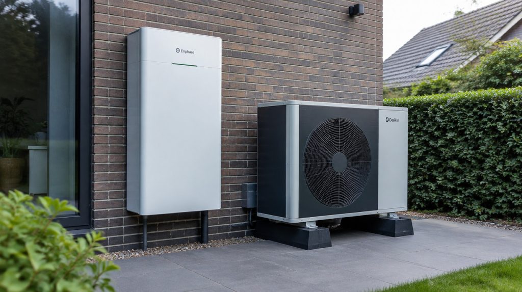 thuisbatterij en warmtepomp
